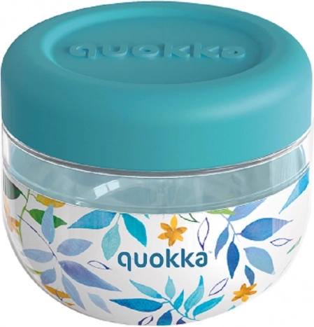Madbeholder Quokka Bubble Watercolor Leaves turkis 500 ml
