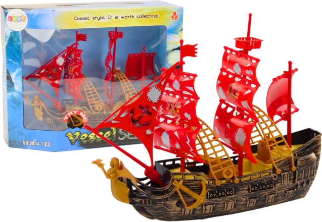 Piratskib Lys Lyde Hjul Brun