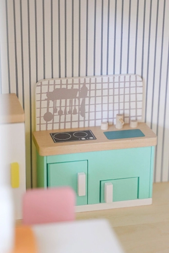 Moderne farverigt design