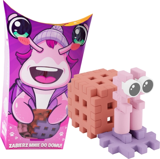 Byggesæt MINI WAFFLE Pocket Pets – snegl