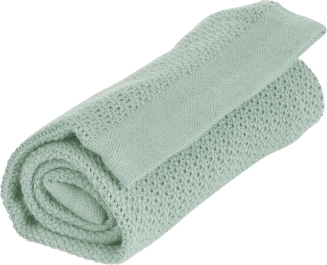 Vinter & Bloom tæppe Soft Grid Organic sage green