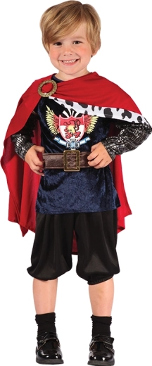 Børnekostume konge 92–104 cm
