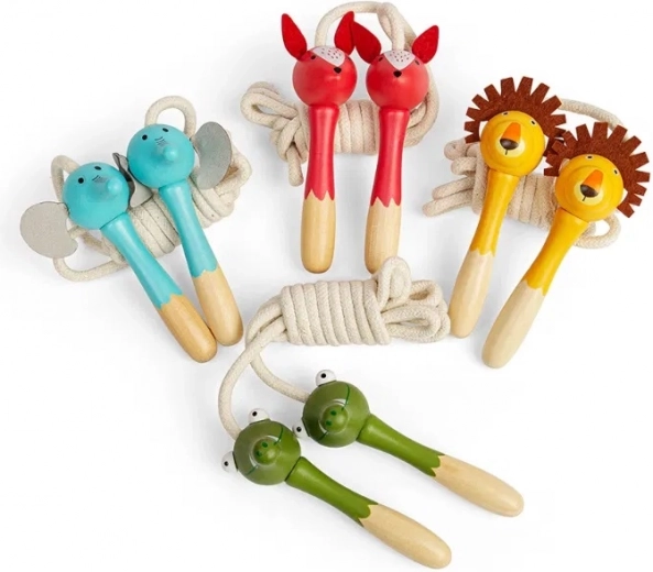 Sjippetov med dyrehåndtag til børn