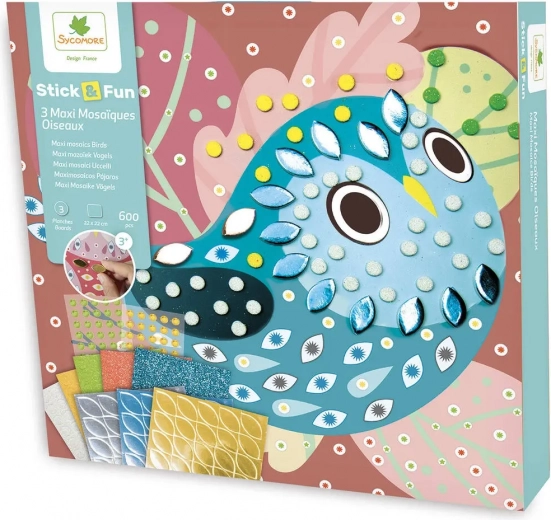 Stick & Fun mosaik Fugle
