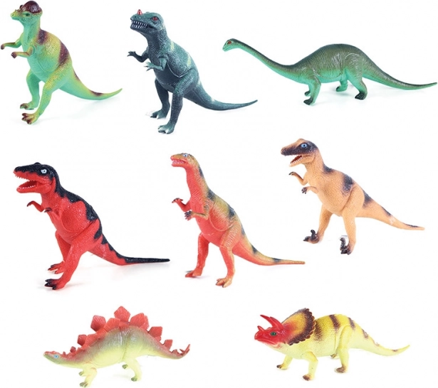 Sæt med Dinosaurer 21 - 29 cm