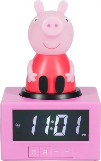 Vækkeur GRISEN PEPPA med USB-strømforsyning