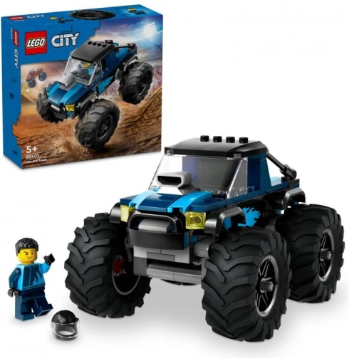 Lego City blå monstertruck