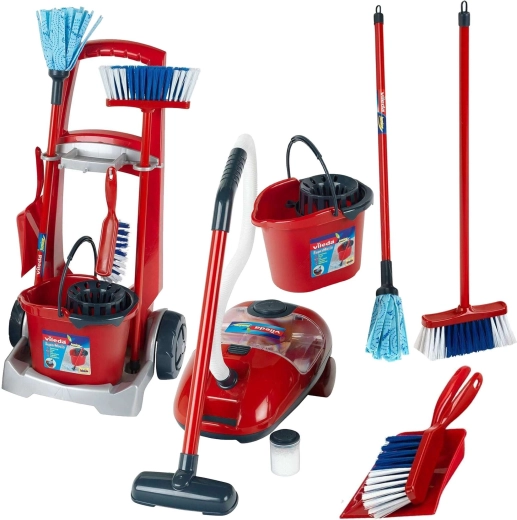 Komplet rengøringsudstyr i VILEDA JUNIOR-stil