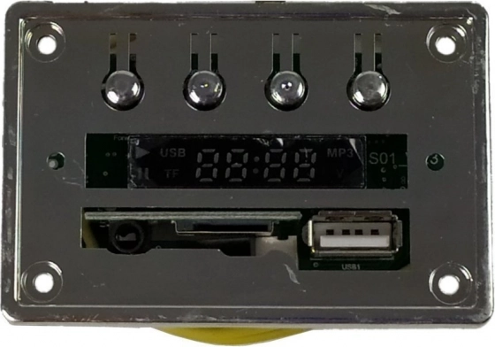 Musikpanel til bil på batteri