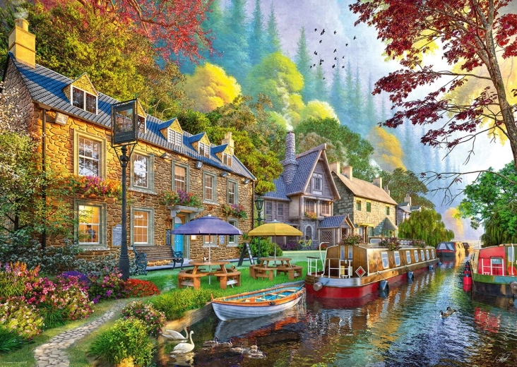 Puslespil RAVENSBURGER Kystgade 1000 brikker