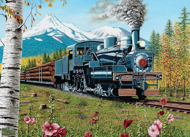 Puzzle Skovhugst 1000 brikker COBBLE HILL