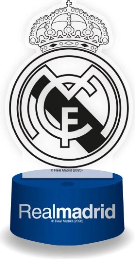 Dekorativ LED-lampe Real Madrid i retrostil