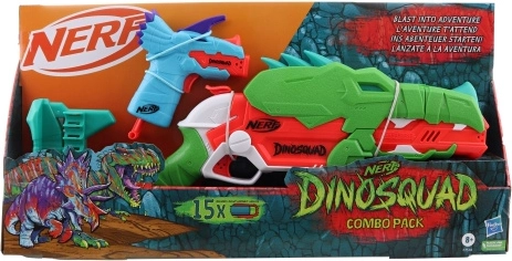 Nerf Dinosquad kombipakke – sæt af dartaffyrere med dinosaurtema