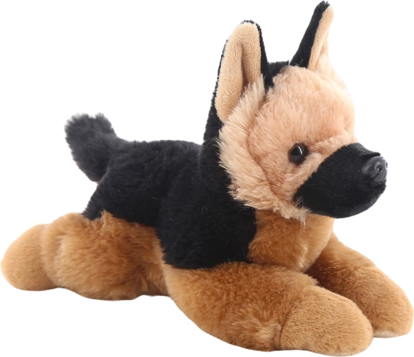Plys tysk schæferhund liggende 25 cm