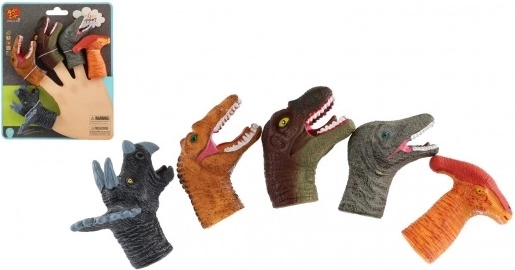 Fingerdukker Dinosaurer - sæt med 5 styk