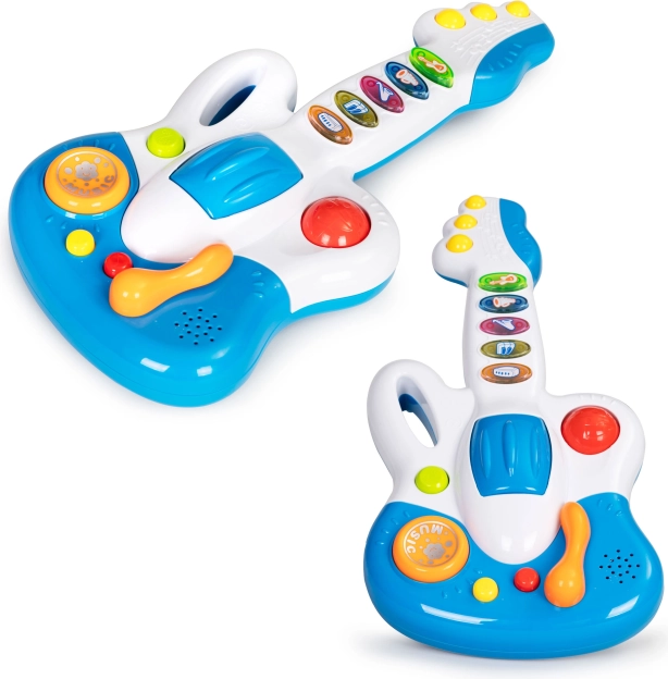 Elektrisk guitar til børn med musikalske lyde