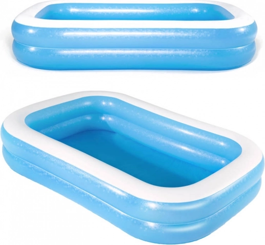 oppustelig havepool Bestway, blå, 262 × 175 × 51 cm