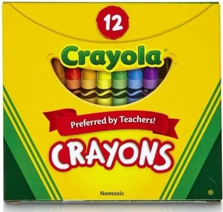 Crayola sikre voksfarver i strålende farver - 12 stk.