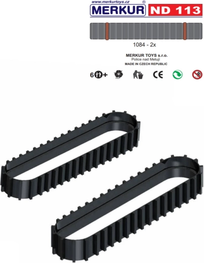 Merkur gummibælter ND113 – reservedel