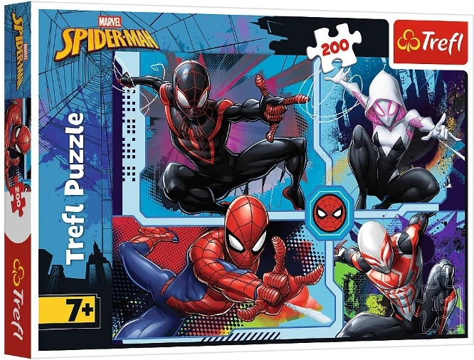 Puslespil Spider-Man: Edderkoppe-gåder 200 brikker