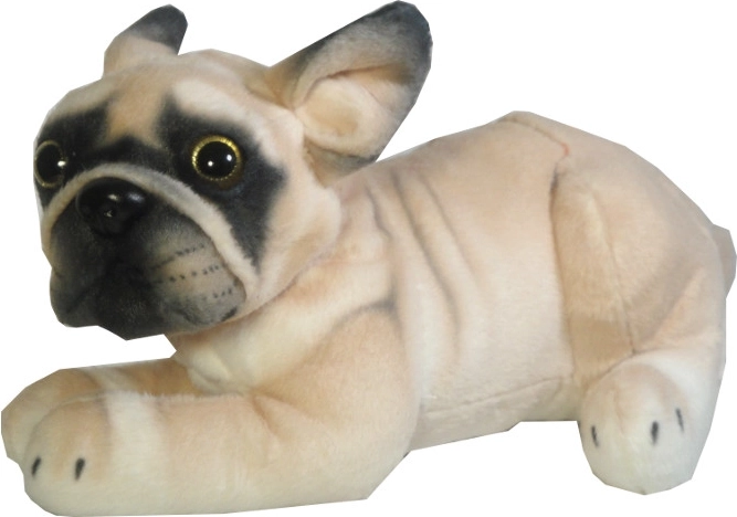 Plysbamse hund – bulldog 26 cm – 1 stk.