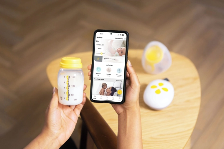 Smart sporing i Medela Family-appen