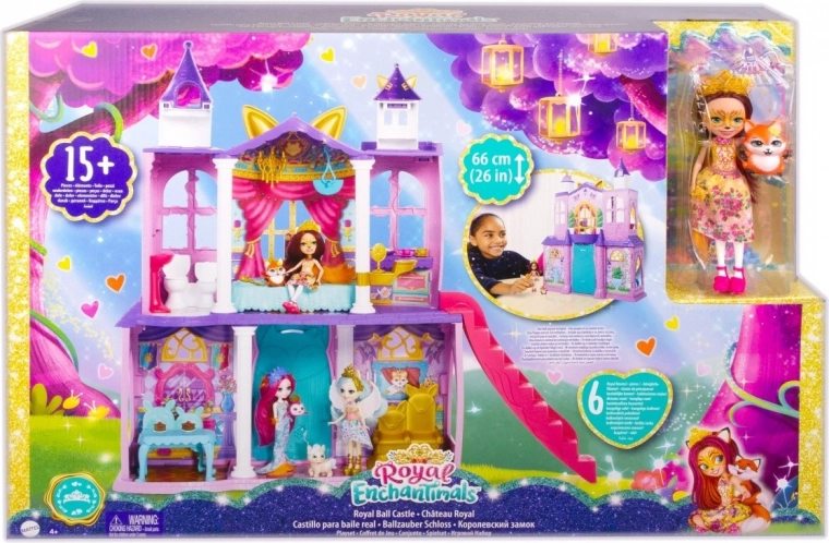Enchantimals kongeligt palads – legesæt med dukke og ræv