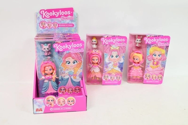 KookyLoos prinsesse – dukke med kæledyr og tilbehør