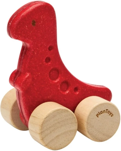 PlanToys træbil dinosaur dino rex - 1 stk.