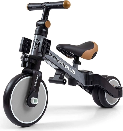 4-i-1: fra løbecykel til trehjulet cykel med pedaler