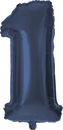 Folieballon tal 1, 30 cm, blå TORO