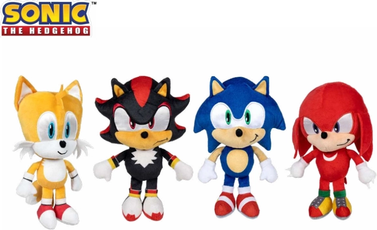 Plysdyr-figur SONIC THE HEDGEHOG 22 cm