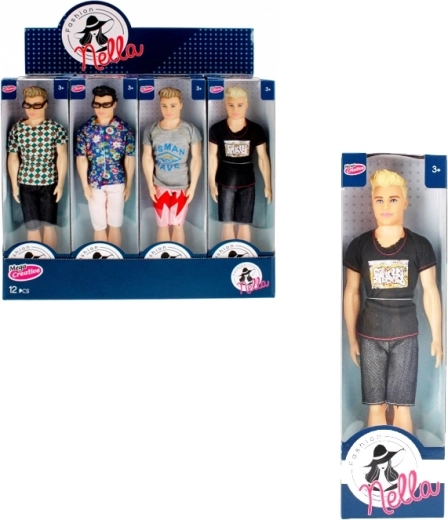 Ken-dukke i T-shirt og shorts - 1 stk.