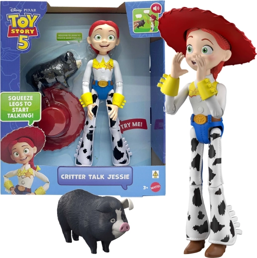 Mattel Disney Toy Story Jessie interaktiv figur 30 cm med dyr