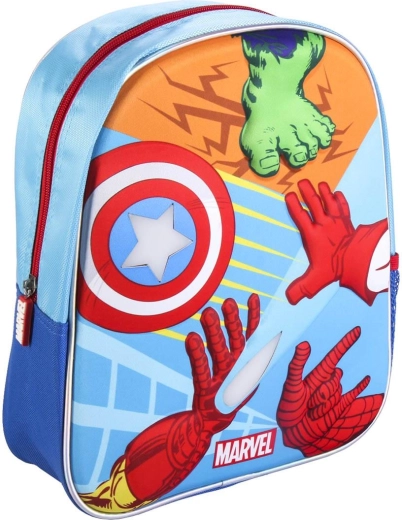 Marvel Avengers 3D-rygsæk med lys 31 cm - 1 stk.
