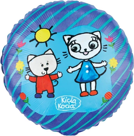 Folieballon Kicia Kocia og Nunuś 46 cm