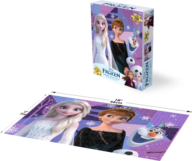 3D-puslespil Disney Frost – Elsa og Anna, 200 brikker