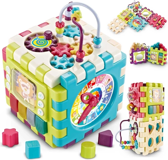 Pædagogisk kube med melodier Ricokids 10i1