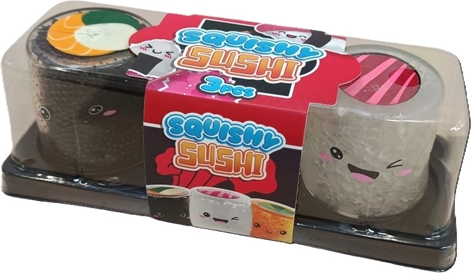 Antistress-klemmelegetøj sushi - 1 stk.