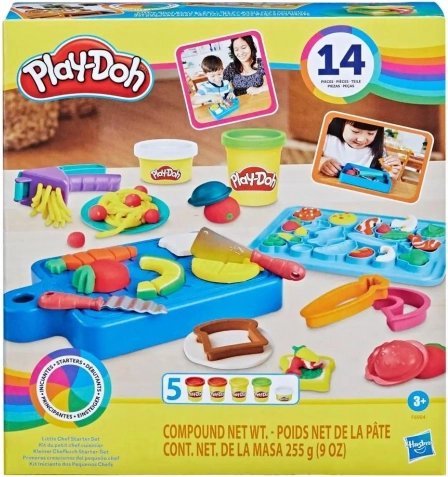 Play-Doh Starter Sæt Lille Kok og Læring i Skæring