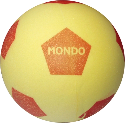 Mondo blød skumbold til fodbold gul 20 cm