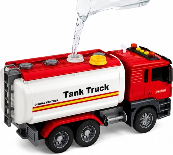 Vandsystem med tank, pumpe og slange
