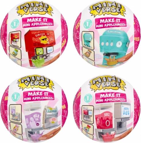Miniverse Make It Mini Appliances – miniapparater til tilberedning af drikkevarer