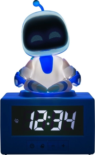 Astrobot vækkeur med natlys og snooze-funktion
