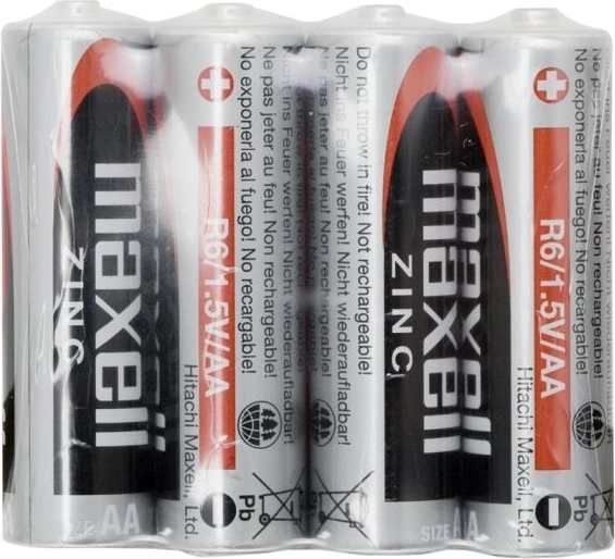Zink-kulbatterier AA R6 1,5 V, 4 stk.