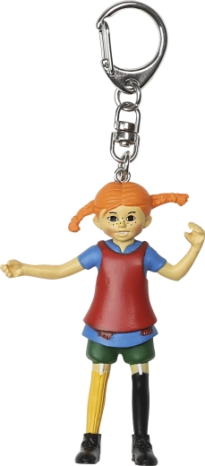 Pippi – nøglering med Pippi Langstrømpe-figur