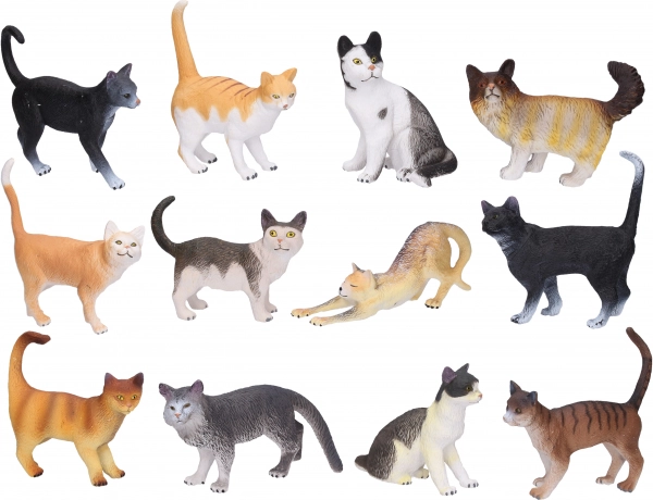 Dyrefigur Kat 12 cm