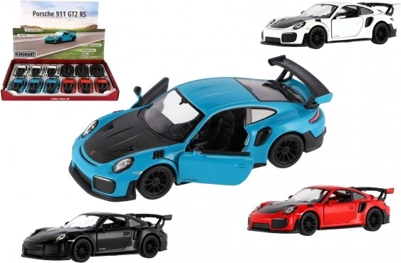 Modelbil Porsche 911 GT2 RS metal/plast 13 cm med tilbagestræk