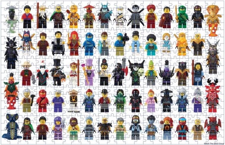 Mere end 60 minifigurer fra 15 år med NINJAGO