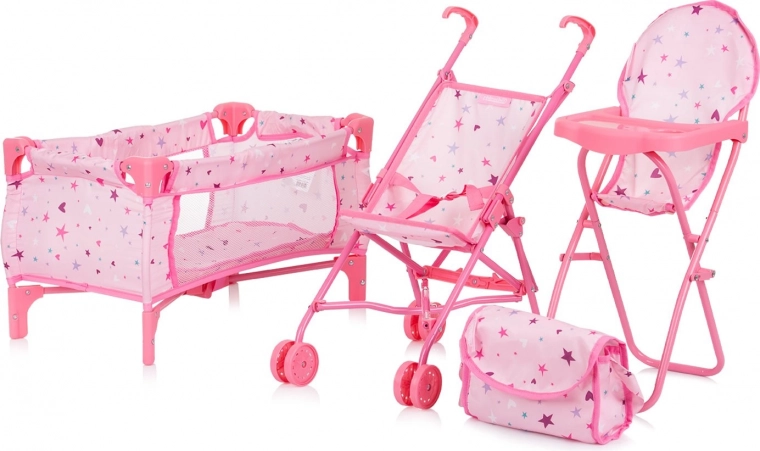 Dukketilbehørssæt 3-i-1 Trixy fra Chipolino